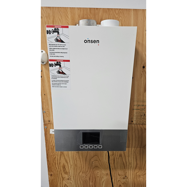 Chauffe-eau résidentiel au gaz naturel sans réservoir Onsen 14L - 100K BTU (BOÎTE OUVERTE)