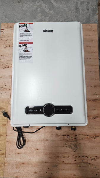 Chauffe-eau résidentiel au gaz propane sans réservoir Onsen 26L - 180K BTU (BOÎTE OUVERTE)